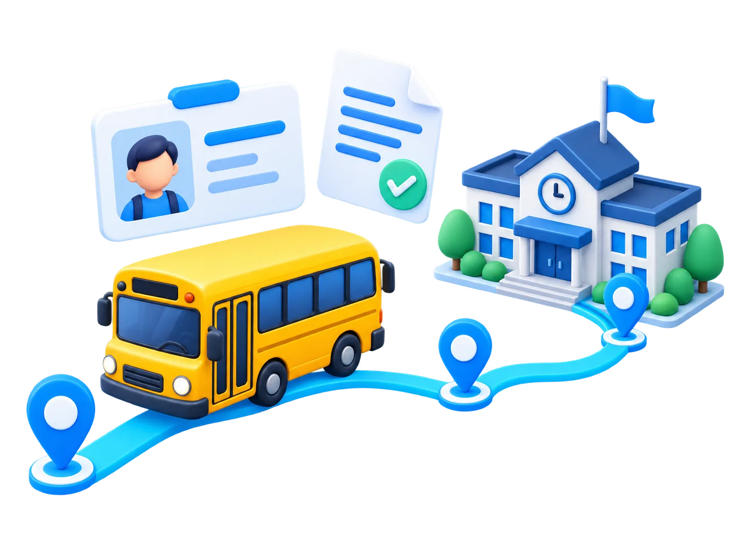 Gestion connectée du transport scolaire, des circuits de bus et des documents administratifs avec Minassa